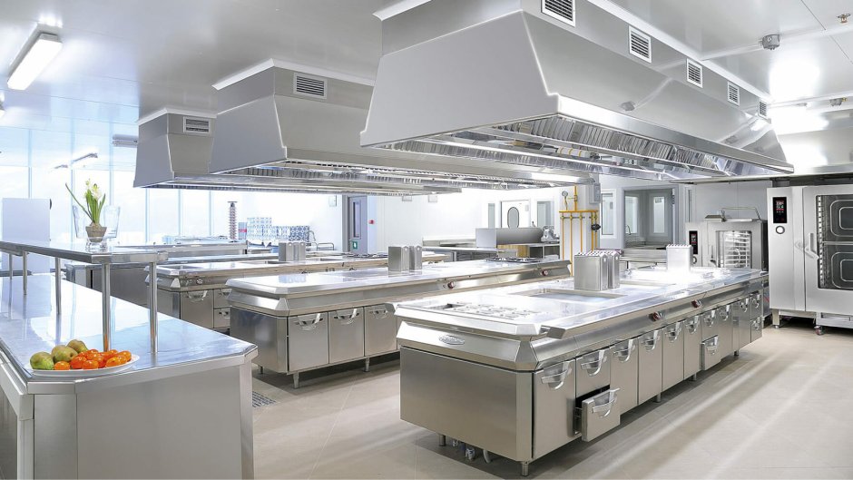 Профессиональная кухня ресторана