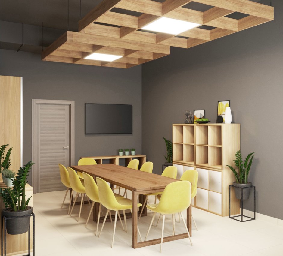 Интерьер общественной столовой