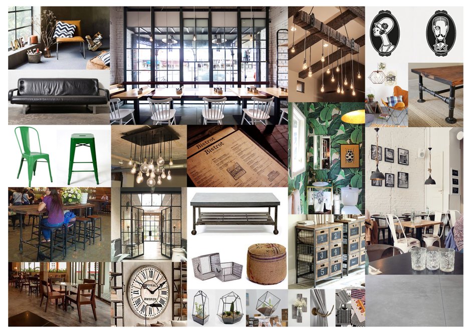 Кальянная в стиле лофт 100м2