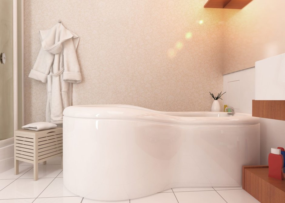 Ванная отделанная панелями