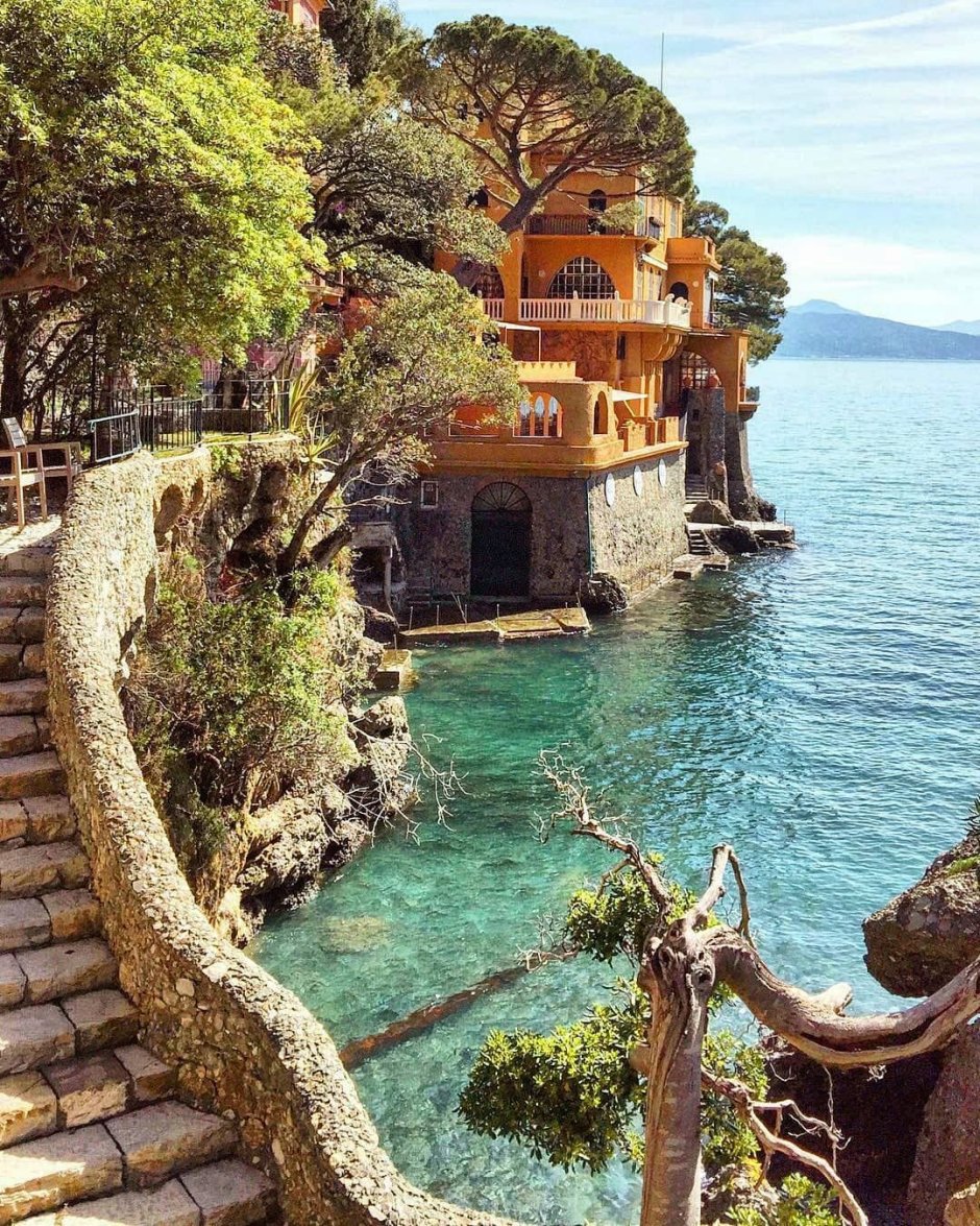 Улочки Портофино Италия