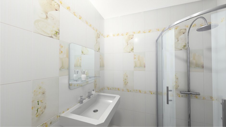 Белые пвх панели в ванной