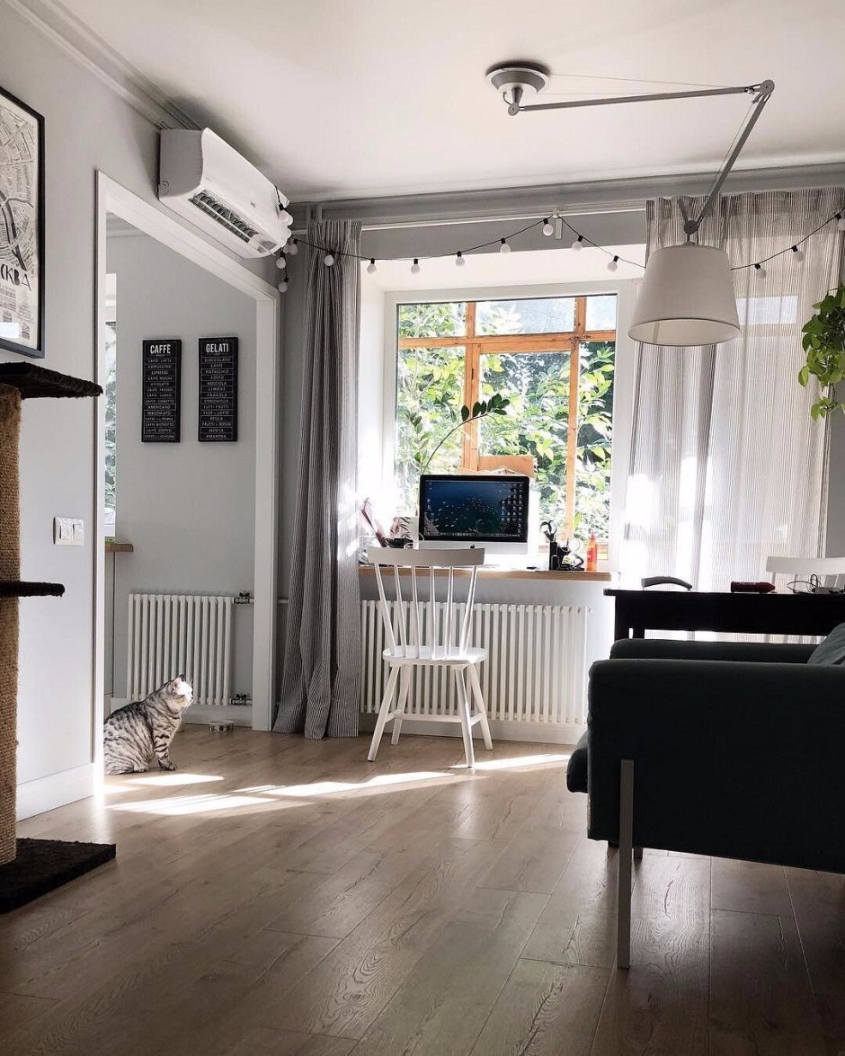 3д визуализация интерьера квартиры студии