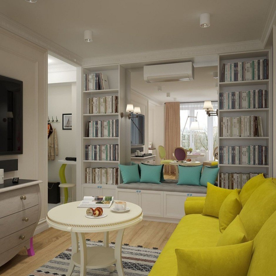 Интерьер двухкомнатной хрущевки