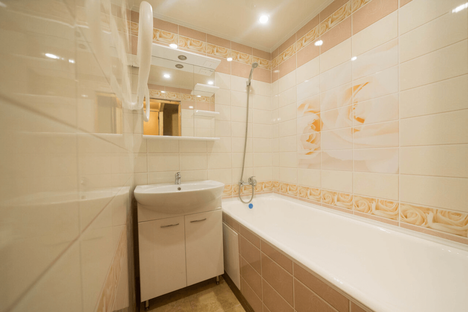 Панели в ванную комнату бежевый