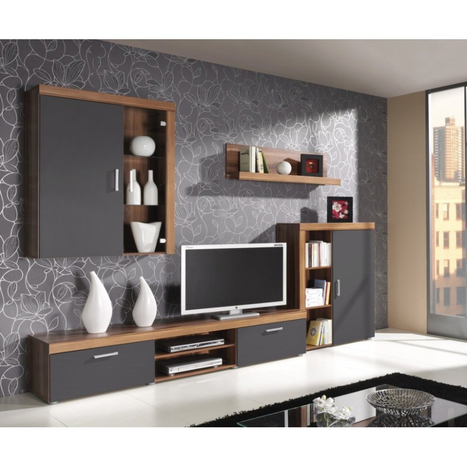 Узкие стенки в гостиную