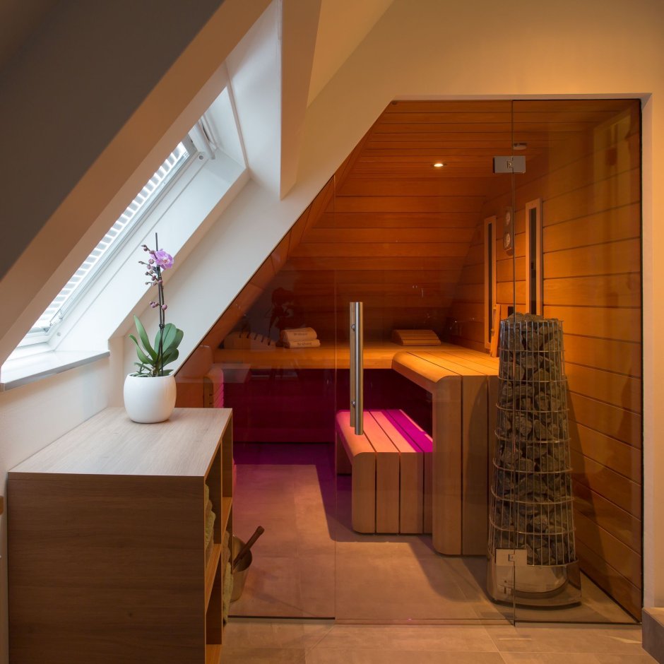 Сауна на мансарде