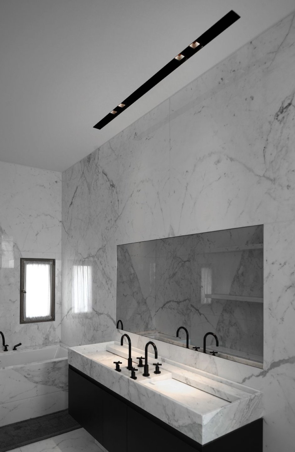 Ванная мрамор Каррара