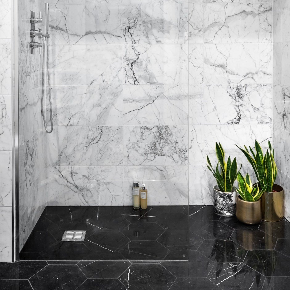 Каррарский мрамор плитка