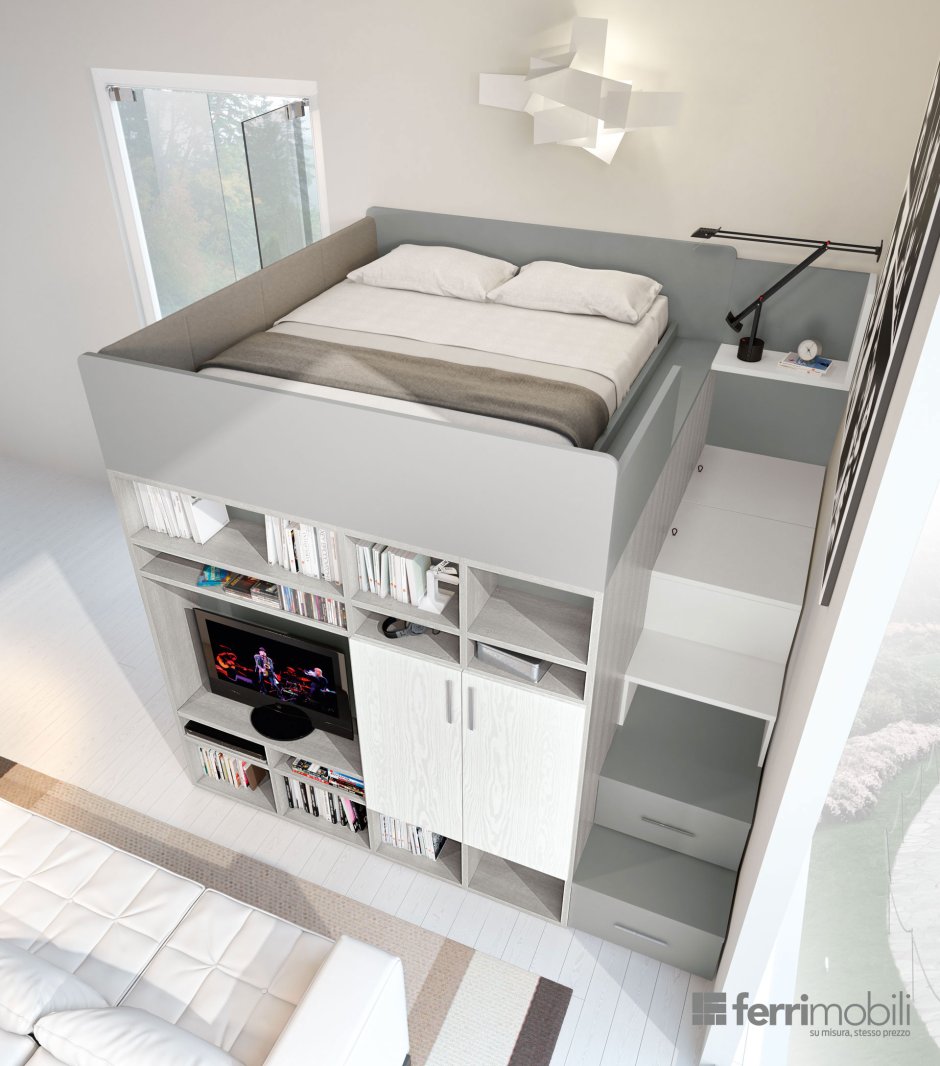 Низкий комод с выдвижными ящиками