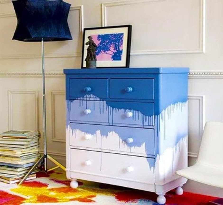 Комод Нексус белый глянец