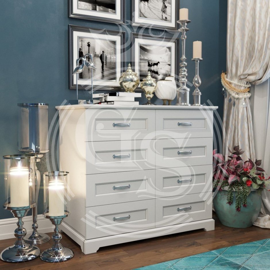 Комод Грация 1 белый