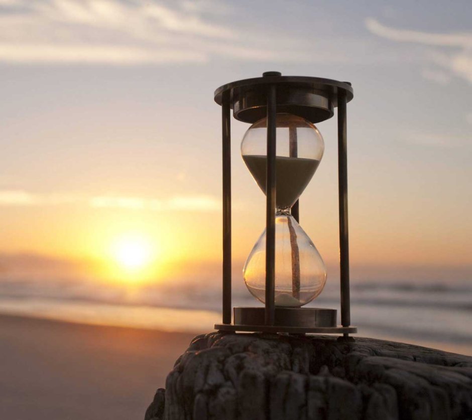 Песочные часы розовые