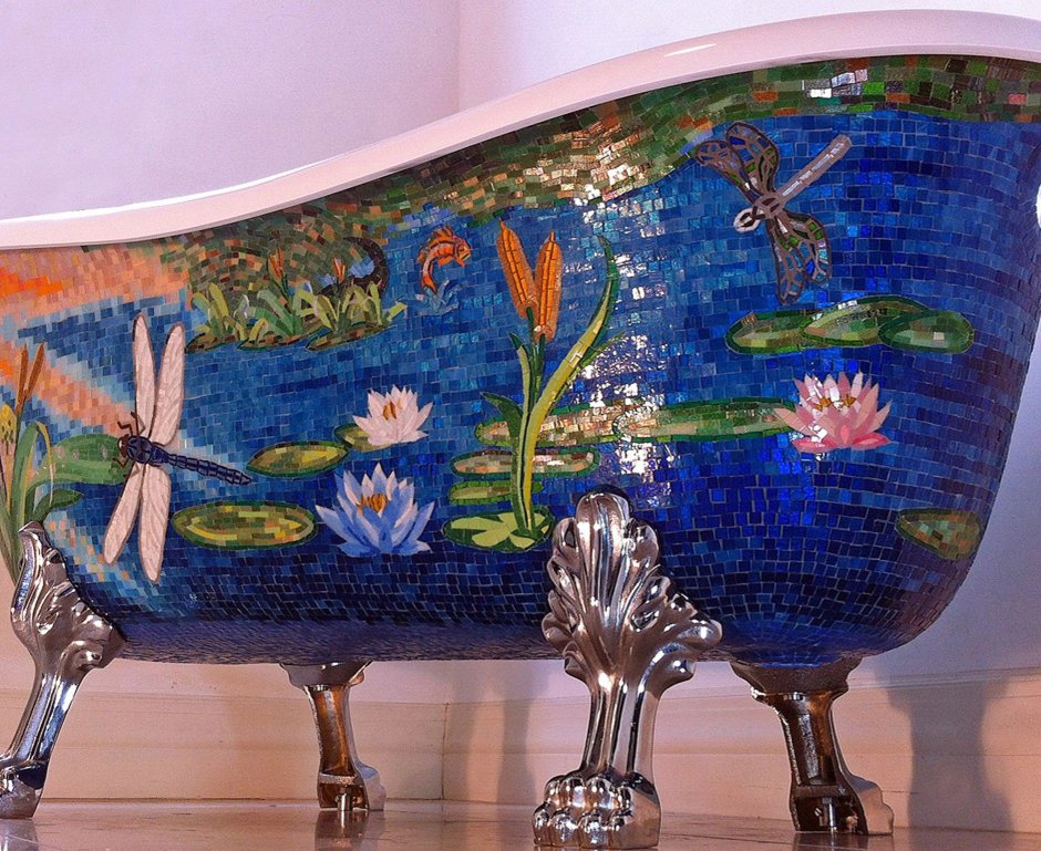 Мебель с мозаикой