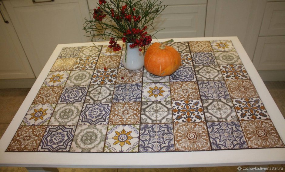 Столешница из керамической плитки