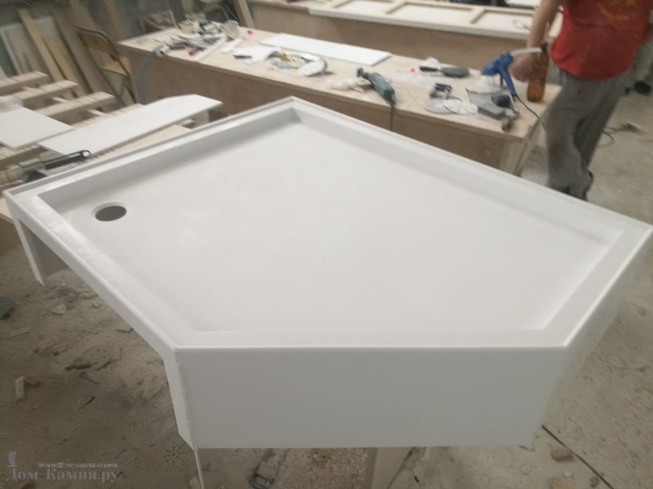 Душевой поддон Dolomite из искусственного камня 120х80