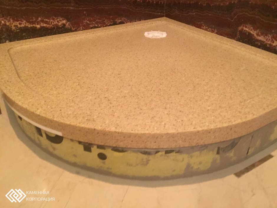 Душевой поддон из камня 1200х1200 Pesaro 120117g