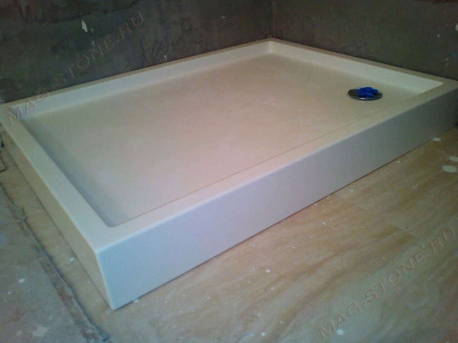 Душевой поддон из искусственного камня 120х90