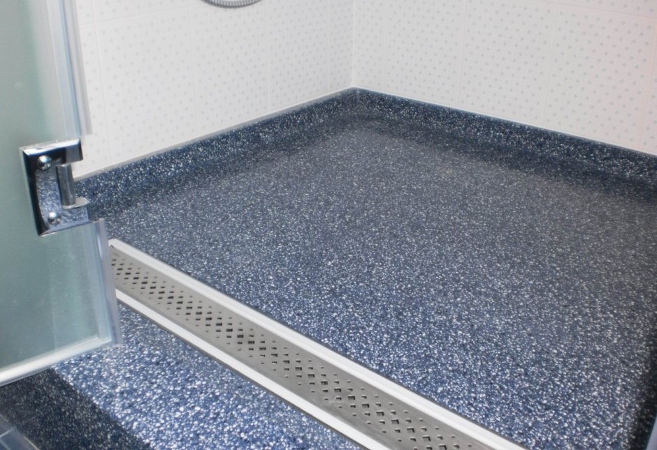 Душевой поддон из искусственного камня 80х100 с бортиком