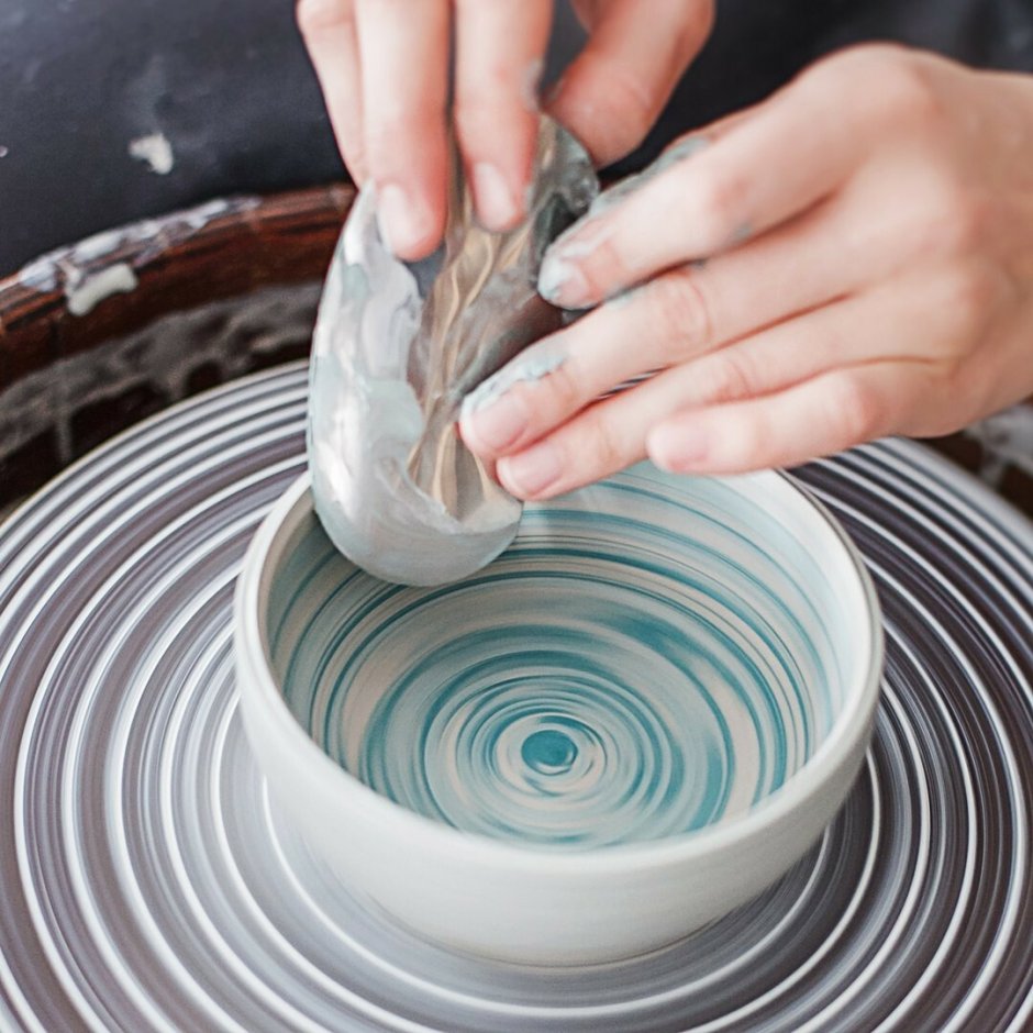 Мраморизация в керамике