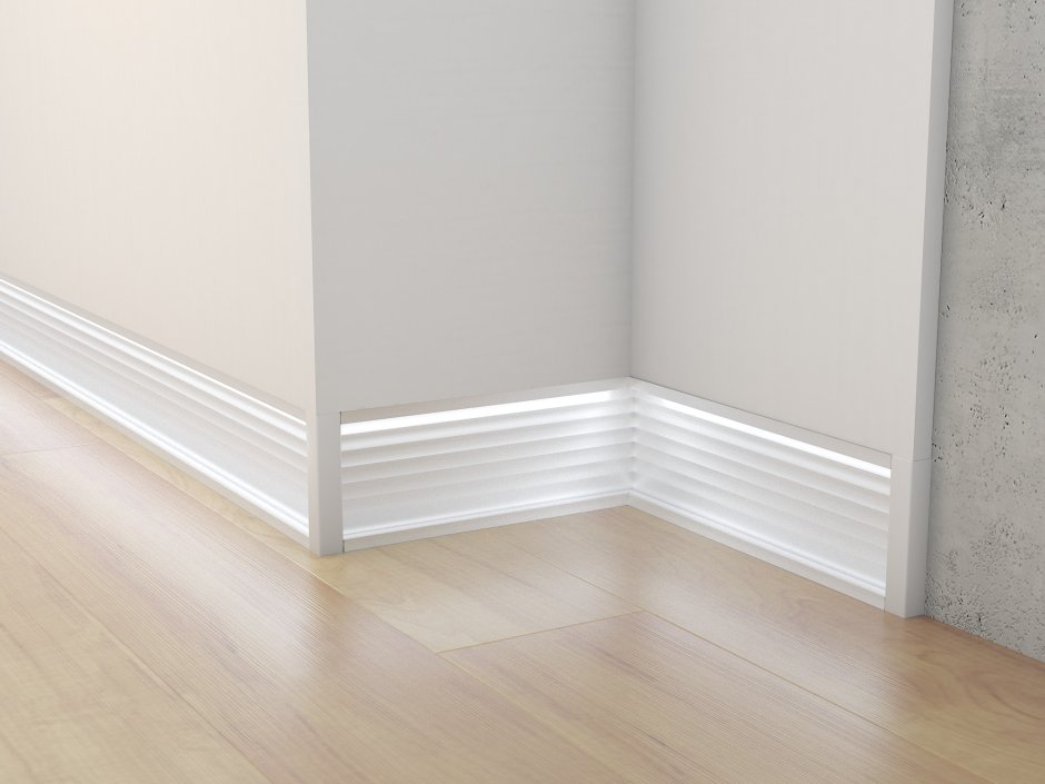 Плинтус МДФ С кабель каналом