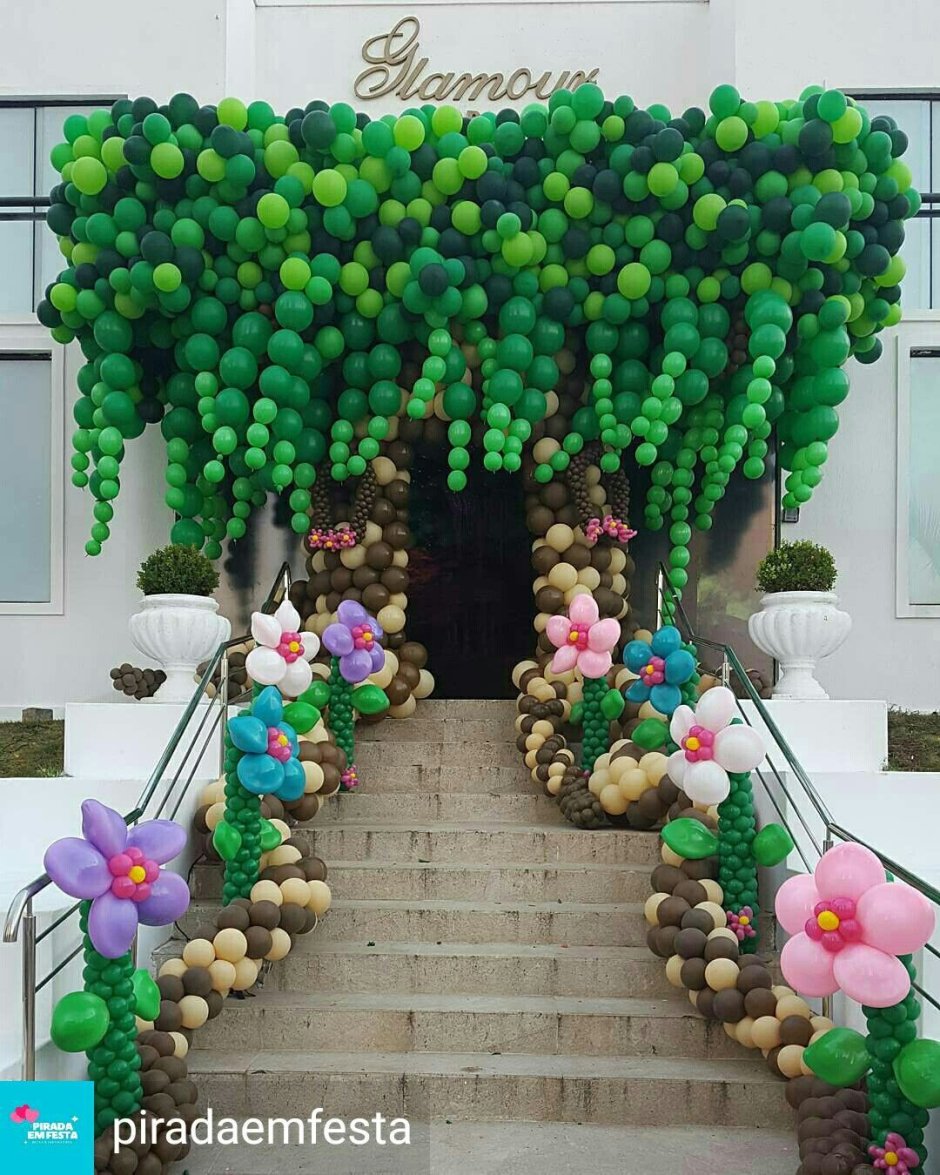 Украшения из воздушных шаров