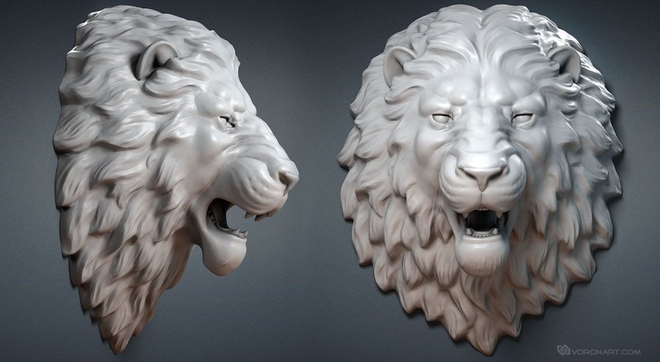 Скульптура Льва збраш