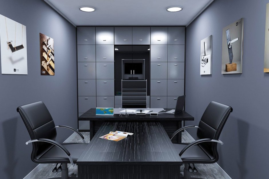 Интерьер кабинета в офисе