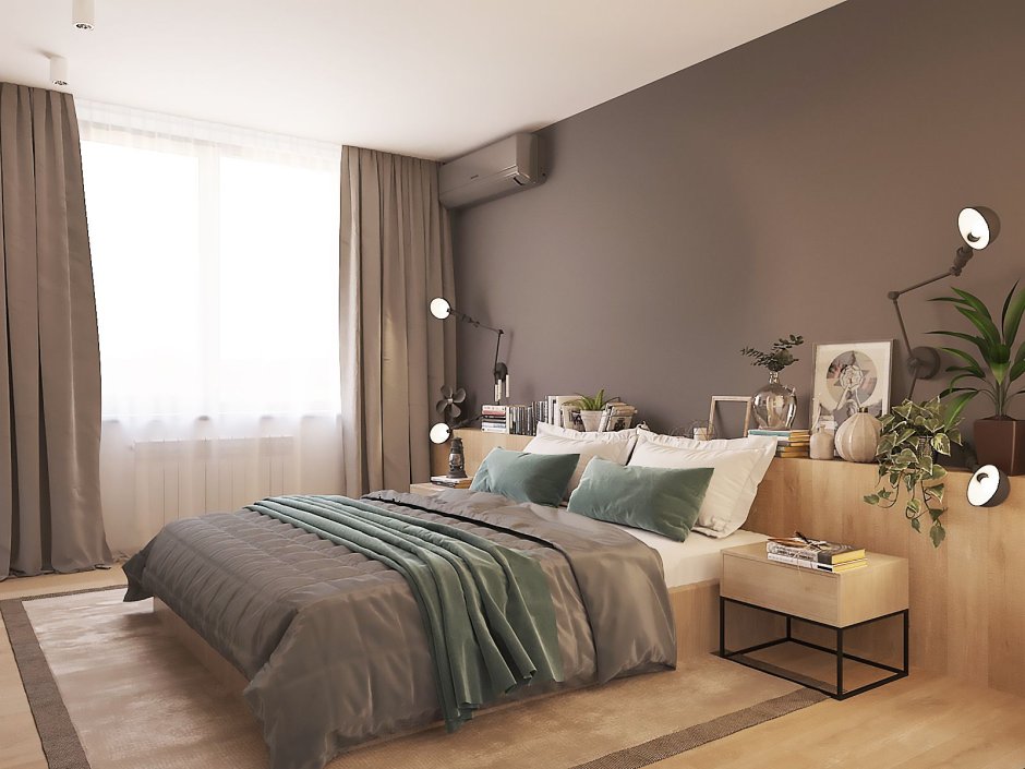 Уютная спальня Минимализм