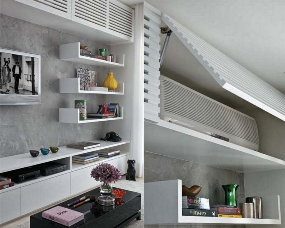 Спрятать кондиционер в шкаф