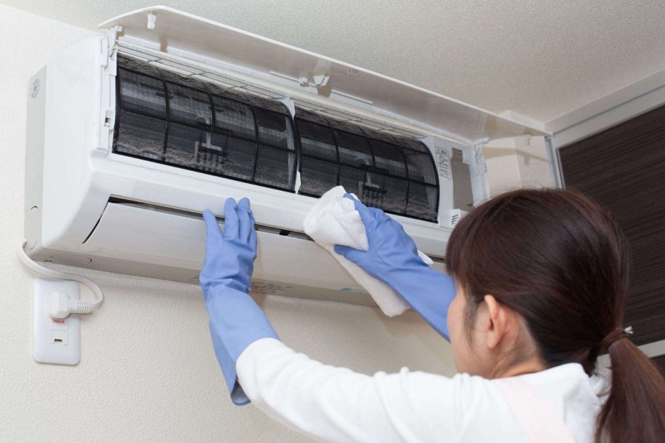 Очистка фильтра в кондиционере