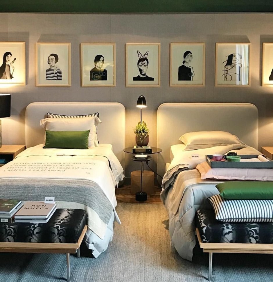 Комната с двумя кроватями