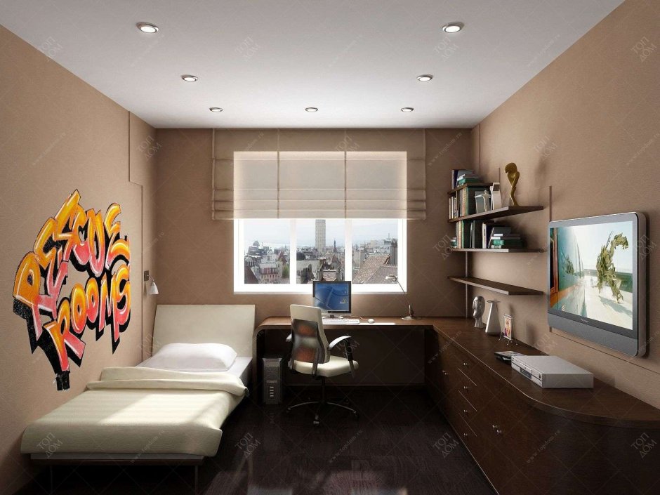 Интерьер детской комнаты для подростка