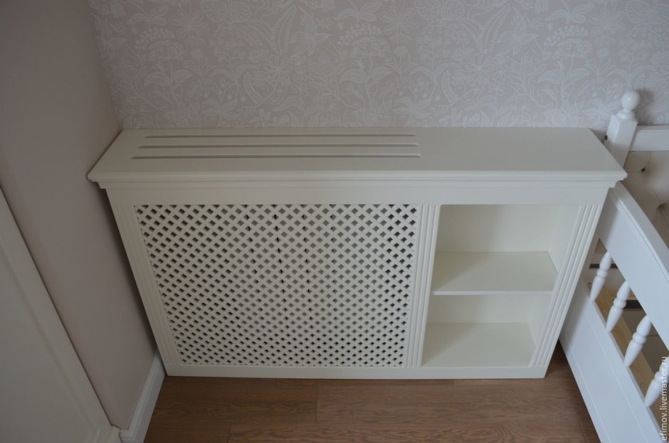 Экран с коробом для радиатора 400х300х170