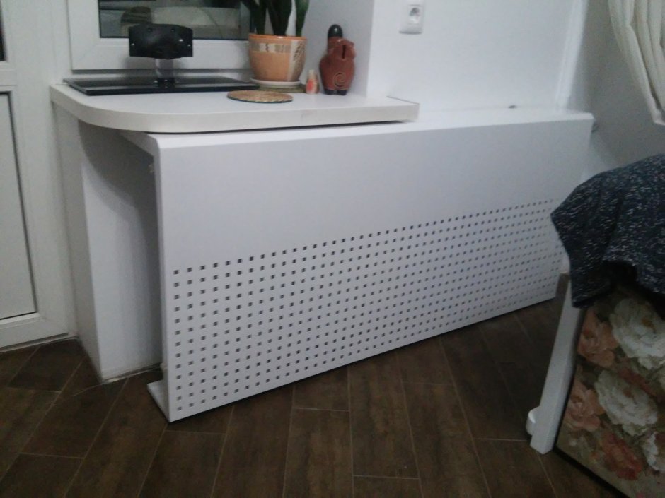 Металлический короб для батарей отопления "ПЕРФОЛЮКС" Тип 3