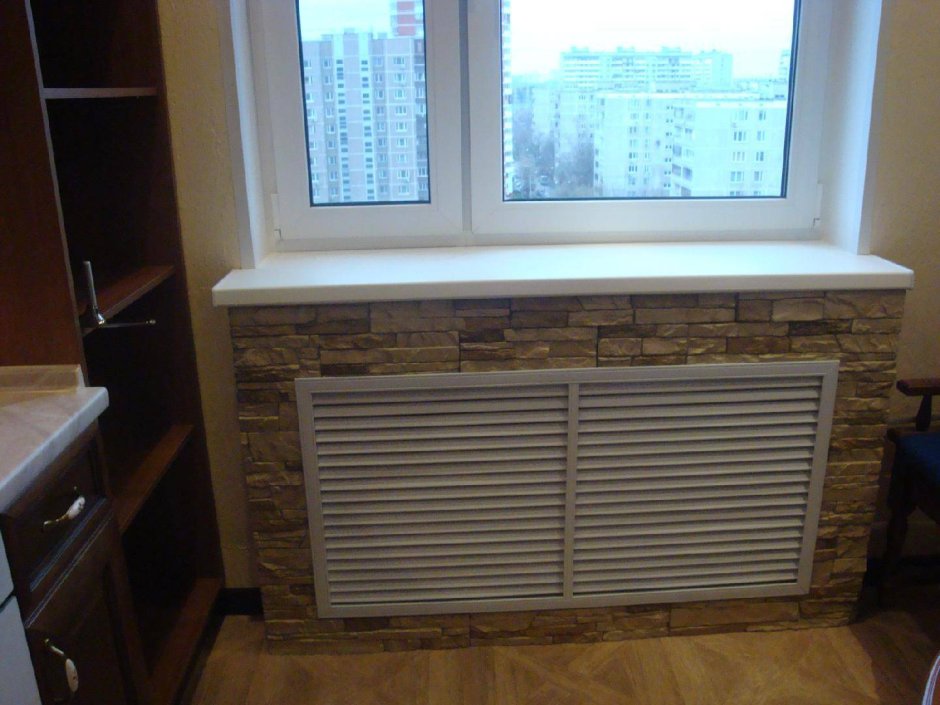 Обшивка батарей отопления гипсокартоном