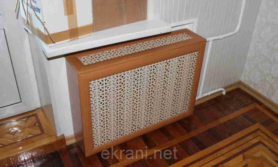 Экран для радиатора декоративный плетенка Premium 3 секции