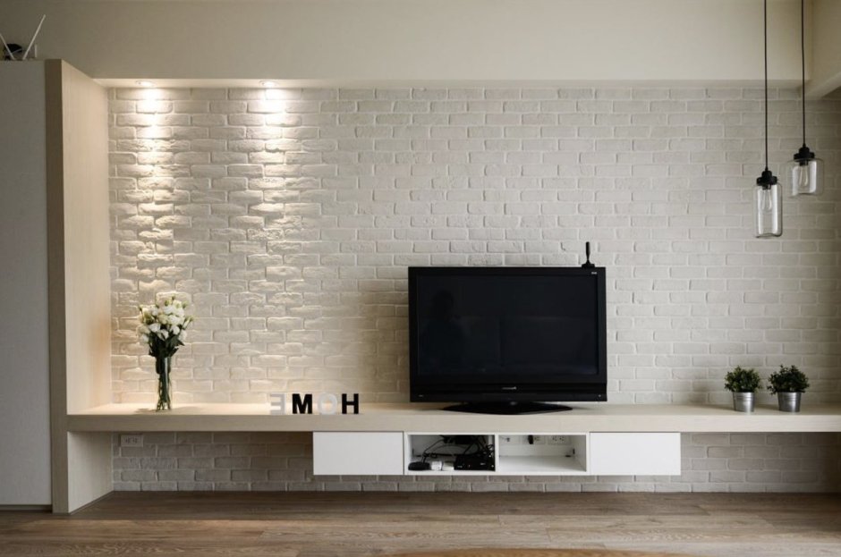 Декоративная зона для телевизора