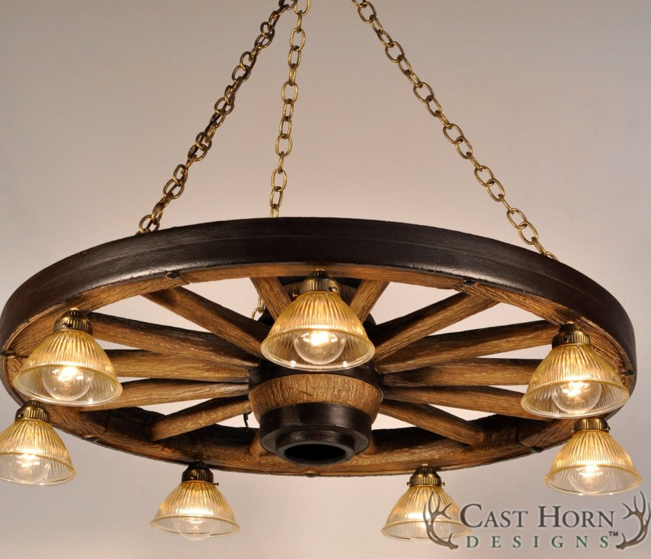 Люстра колесо