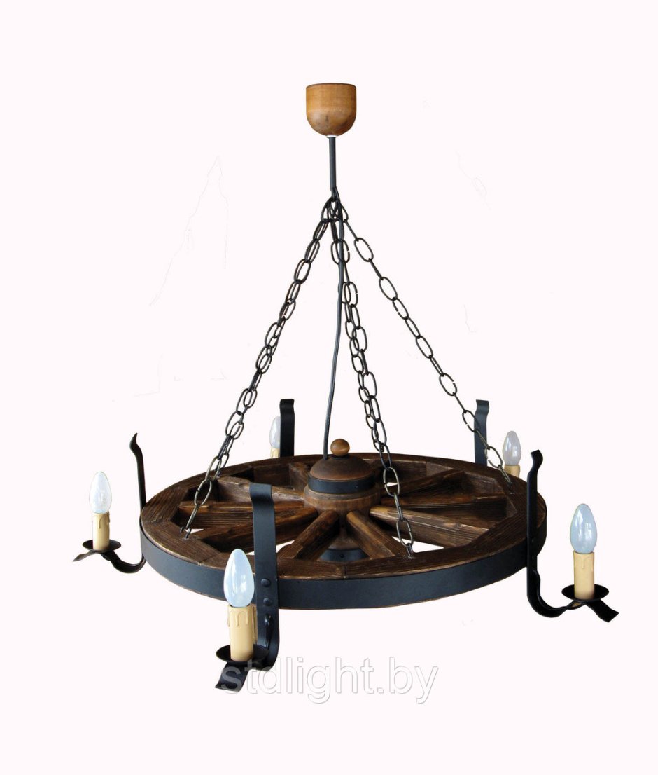 Люстра колесо