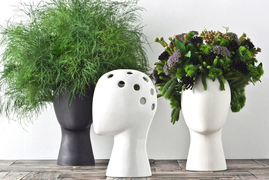 Необычные цветочные горшки