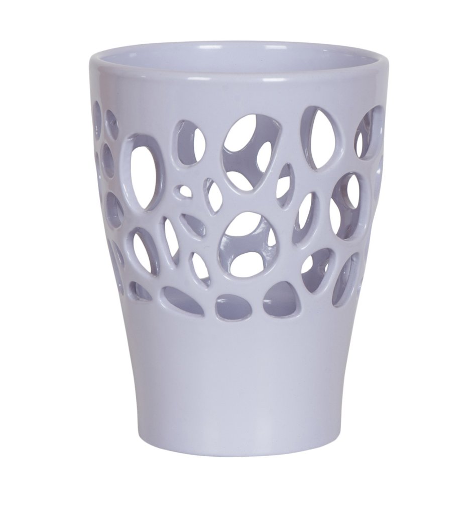 Кашпо Орхидейница Бионика 14см 1,5л белый, 4125512