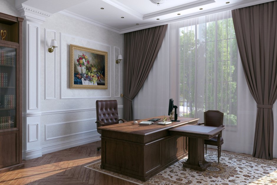 Украсить стены кабинета