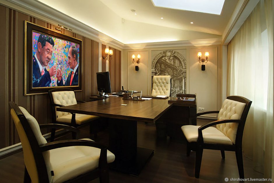 Классический интерьер в офисе