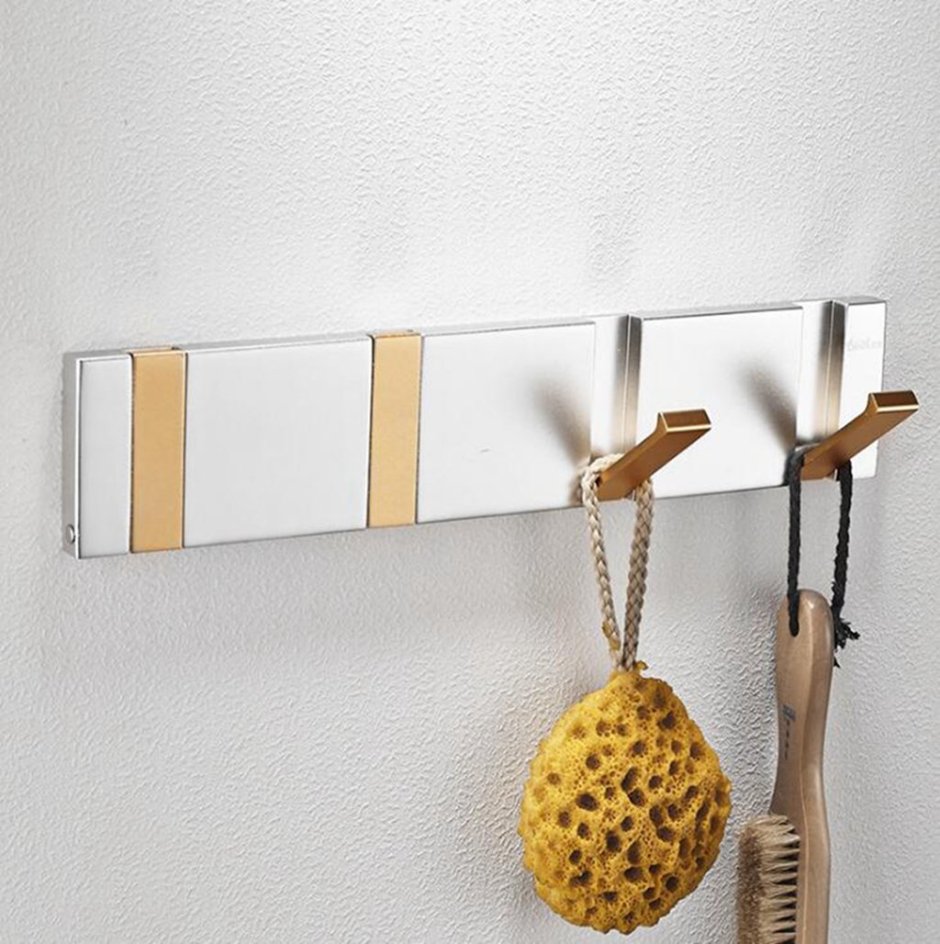 Большая вешалка для одежды 7 крючков прихожая w05