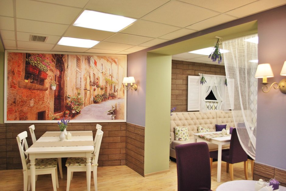 Дизайн проект кофейни Прованс