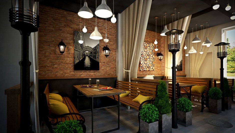 Интерьер кафе