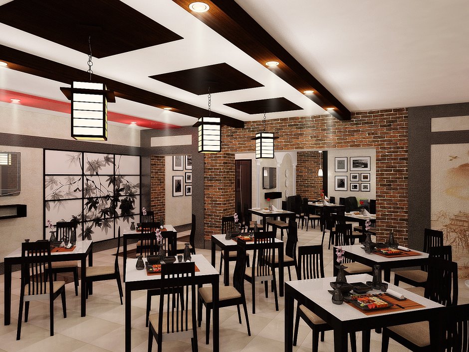 Интерьер кафе столовой