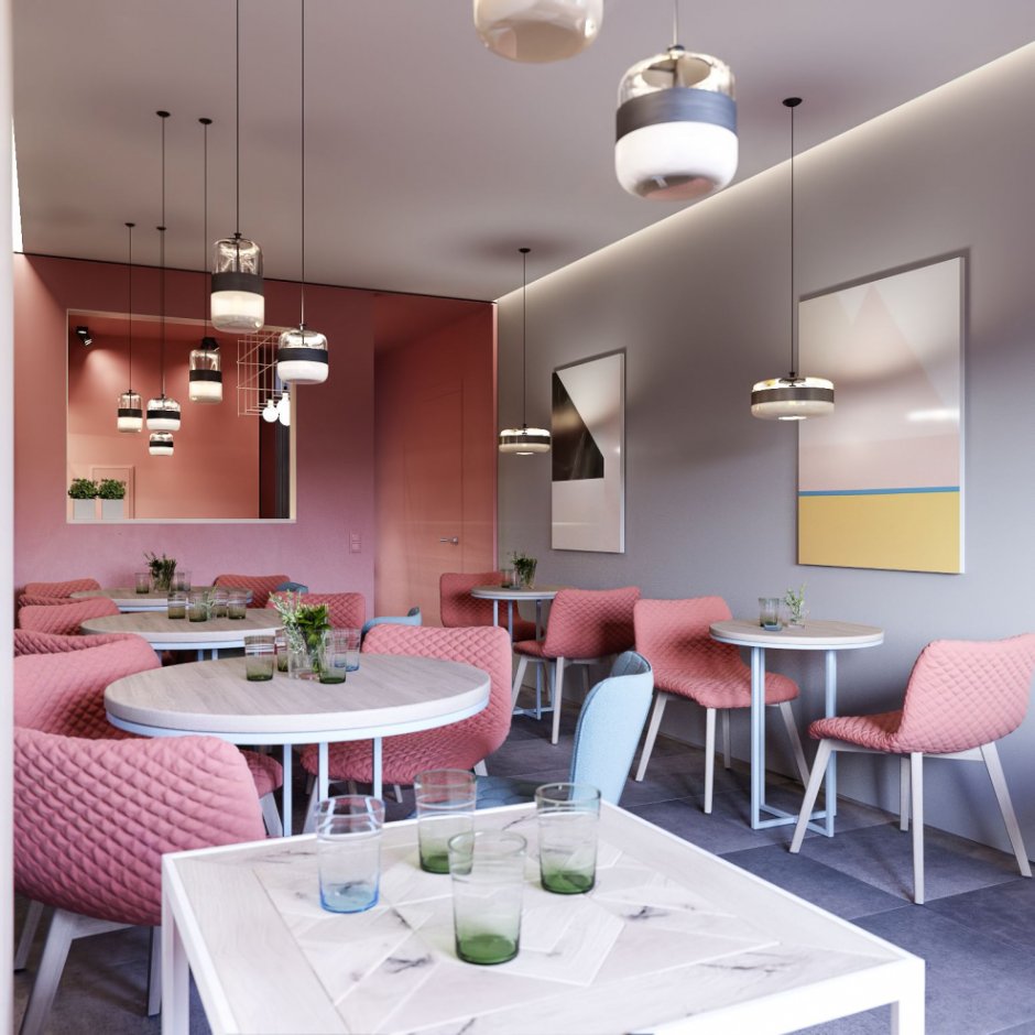 Интерьер кафе кондитерской