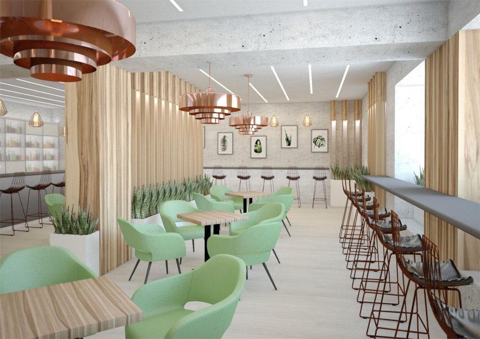 Интерьер кафе